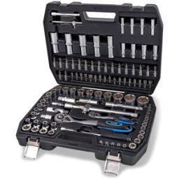 HBM Lot de 108 coffrets de douilles professionnelles taille en pouces