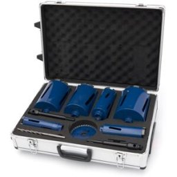 HBM kit de forages à cœur diamant 12 pièces