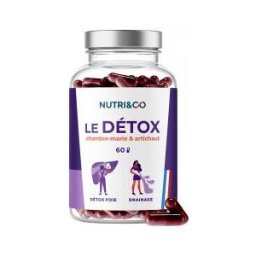 Nutri&Co le Détox Chardon-Marie et Artichaut 60 Gélules - Pot 60 gélules