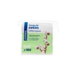 Stentil Carrés de Coton Bio 180 Unités - Paquet 180 carrés