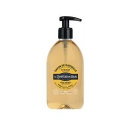 Le Comptoir du Bain Savon de Marseille Vanille Miel Extra Doux 500 ml - Flacon-Pompe 500 ml
