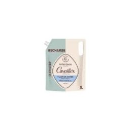 Cavaillès Gel Bain et Douche Fleur de Coton Peaux Sensibles Éco-Recharge 1 L - Doypack 1000 ml