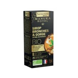 Santarome Sirop Gorge & Bronches au Miel de Manuka Bio 125 ml - Flacon 125 ml