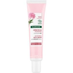 Klorane Crème Riche Apaisante à la Pivoine BIO Crèmes de Jour