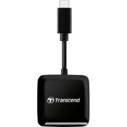 Transcend TS-RDC3 Lecteur de carte mémoire externe USB-C® noir