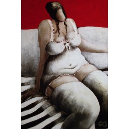 La jeune fille et le mur rouge