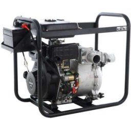 Moto-pompe diesel Blackstone BD-ST 8000ES pour eaux usées chargées avec raccords 80 mm - Euro 5