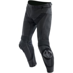 Dainese - Delta 4 - Pantalon De Moto En Cuir Homme Perf. - Pantalons - Men - Black/black - 116