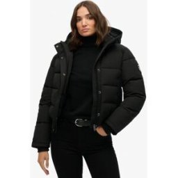 Superdry Femme Blouson Bomber Everest Black Taille: 40