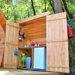 Cap Adrénaline Nuit insolite en Cabane Châtaigne dans le Gard près d'Alès