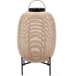 Vincent Sheppard - Lampe solaire d'extérieur Tika - Beige - Osier polyéthylène