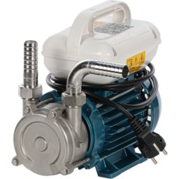 Tellarini Pompe Tellarini ALM 20-SR - Pompe électrique de transfert pour huile en acier inoxydable - Raccord en acier inoxydable droits + courbés - Choisissez vos raccords !