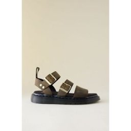 Sandales en cuir Dr Martens Gryphon Quad par Dr. Martens en Green taille: D chez Anthropologie