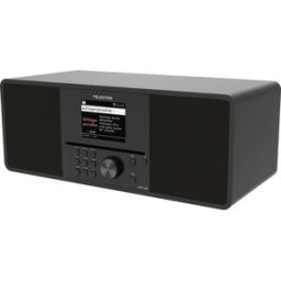 Telestar TOP 300 Schwarz Radio-lecteur CD Internet Internet, DAB+, FM USB, WiFi, radio internet, DAB+, CD, Bluetooth, AUX avec télécommande noir