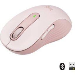 Logitech Signature M650 L Souris radio, Bluetooth Taille: L optique rose 5 Boutons 4000 dpi