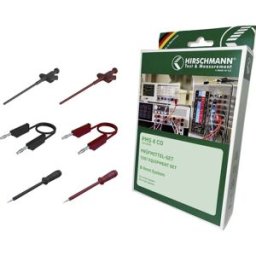 Hirschmann Test & Measurement PMS 4 CO Set de cordons de mesure Banane mâle 4 mm Banane mâle 4 mm 1.00 m noir, rouge 1 set