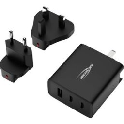 Ansmann USB-Ladegerät Travel Charger TC315 / 3 A / 15,5 W / 3 Port Chargeur USB 15.5 W USB-A femelle Smart IC noir intérieure