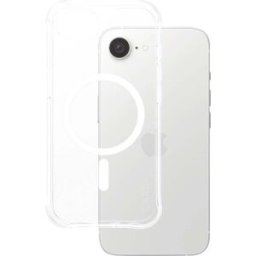 PanzerGlass Fashionable Samba w. MagSafe Protection décran Apple iPhone 16e Transparent compatible avec MagSafe, résistant aux chocs CRRFLCMG29845