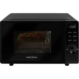 Profi Cook PC-MWG 1278 Micro-ondes noir 700 W fonction minuteur, fonction grill