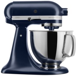 KitchenAid Artisan 5KSM125-EIB Ink Blue - Batteur mélangeur planétaire avec tête relevable