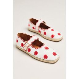 Ballerines Mary Jane espadrilles à bord festonné Maeve taille: 39 chez Anthropologie