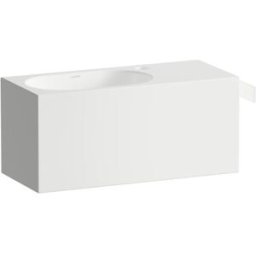 Lavabo Laufen FUSION.S H585FS40001111 535 x 236 x 240 mm, un trou de robinetterie, sans trop-plein, blanc