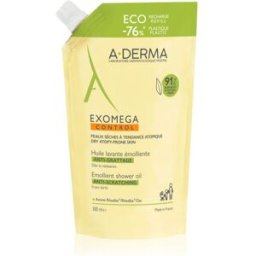 A-Derma Exomega Control Huile Lavante Émolliente huile de douche adoucissante recharge 500 ml