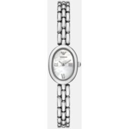 Giorgio Armani Emporio Armani - Montre femme en acier inoxydable à 2 aiguilles - Argenté One Size