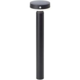 Lampadaire dextérieur solaire avec détecteur de mouvements Brilliant G40442/06 Magua Module LED LED intégrée 4 W noir