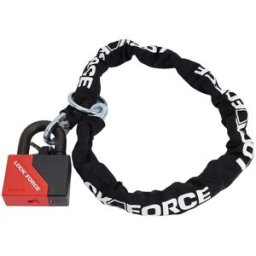 Lock-Force Antivol chaine lock Force lasso 1,2m avec mini U et alarme SRA