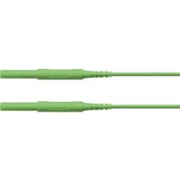Schützinger Cordon de mesure de sécurité mâle 4 mm mâle 4 mm 200.00 cm vert 1 pc(s)