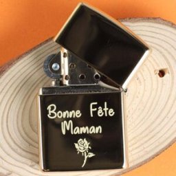 Ocadeau Briquet Zippo doré texte