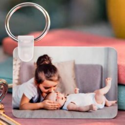 Ocadeau Porte clé rectangle photos