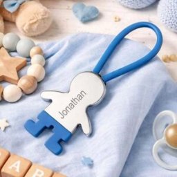 Ocadeau Porte clé garçon bleu