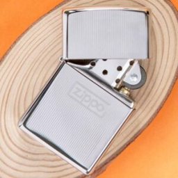 Ocadeau Briquet Zippo engine turn chromé