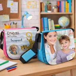 Ocadeau Sac bleu ou rose photo enfant