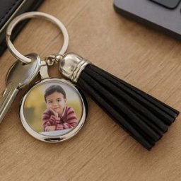 Ocadeau Porte clé plumeau noir