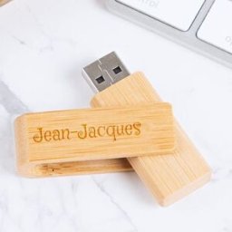 Ocadeau Clé USB bois 16Go gravée