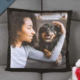 Ocadeau Coussin photo bords noirs