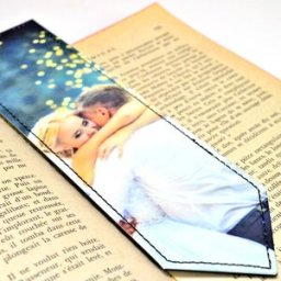 Ocadeau Marque page cuir photo