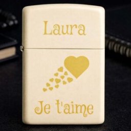 Ocadeau Briquet Zippo cream matte