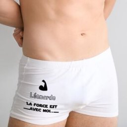 Ocadeau Caleçon "La force est avec moi