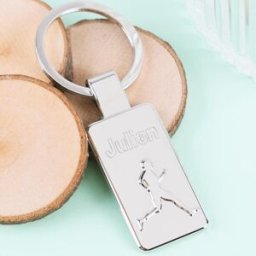 Ocadeau Porte clé joggeur gravé