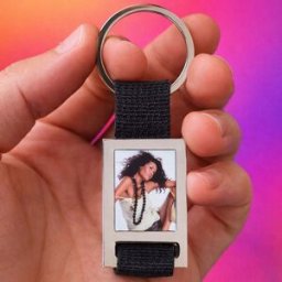 Ocadeau Porte clef tissu noir photo