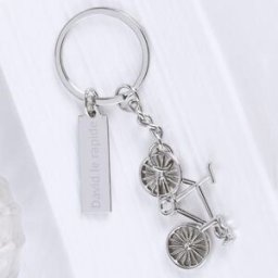 Ocadeau Porte clé vélo gravé