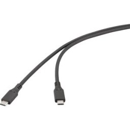 Renkforce Câble USB USB4™ USB-C® mâle 1.00 m noir RF-6830438