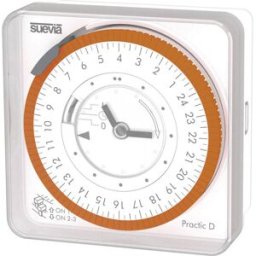 Suevia Practic D Programmateur horaire pour encastrement sur panneau analogique 230 V/AC 3680 W