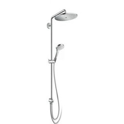 Hansgrohe Reno Croma Select 280 Air Colonne douche 26793000, chrome, 1jet, bras de douche 400 mm
