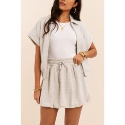 Jupe ballon en sweat gris My Jewellery Gris femme