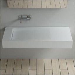 Distribain Plan vasque solid surface Réf : SDPW12-B